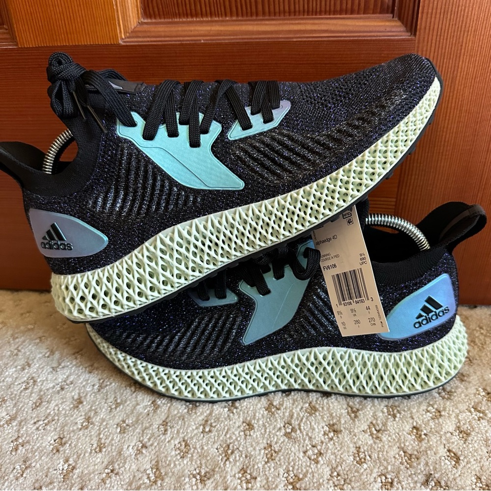 BNWOB adidas Alphaedge 4D, Black Iridescent